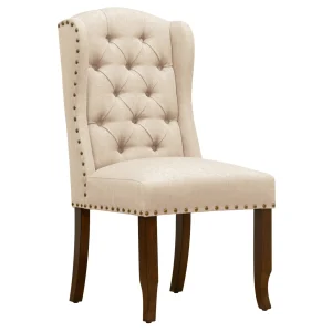 * Aahmad Winged Dining Chair, Natural Online Discount Flash Sale