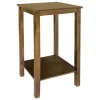 * Accent Table Lt Brown Premium Hot