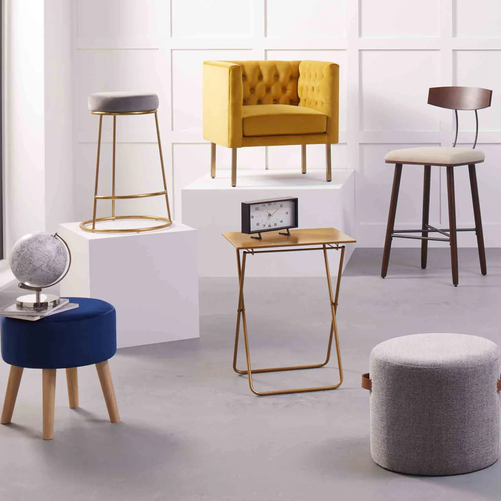 bendell_yellow_velvet_tufted_accent_club_chair_with_gold_legs_kd_promotion_2.webp * Bendell Yellow Velvet Tufted Accent Club Chair With Gold Legs, Kd Promotion Cheap