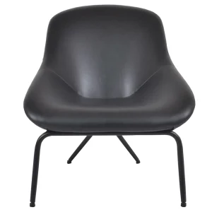 * Black Faux L Armless Chair Kd Less Expensive Flash Sale