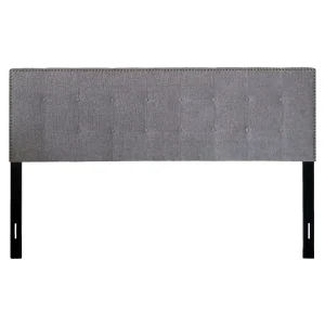 * Brian Cement Grey Headboard, King Low Price Discount