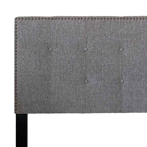 * Brian Cement Grey Headboard, King Low Price Discount