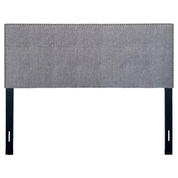 * Brian Cement Grey Headboard, Queen Less Expensive Clearance