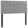 * Brian Grey Tufted Headboard, Queen Bargain Sale Hot