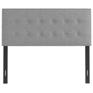 * Brian Grey Tufted Headboard, Queen Bargain Sale Hot