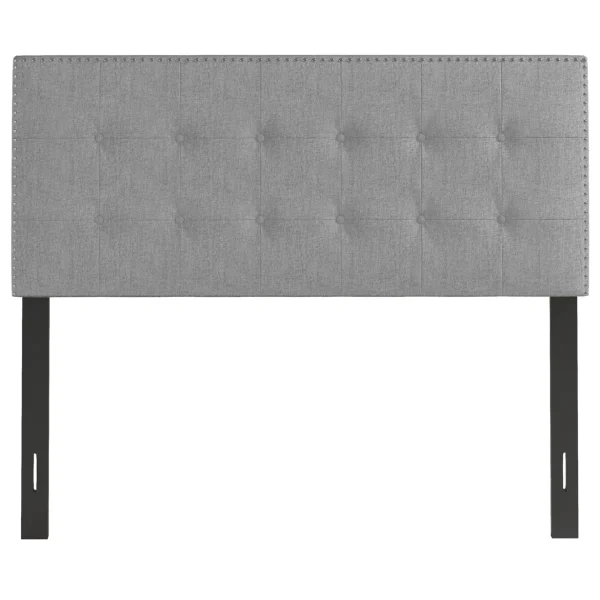 * Brian Grey Tufted Headboard, Queen Bargain Sale Hot