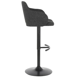 * Bryce Adjustable Barstool, Dark Grey Good Quality Cheap