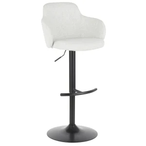 * Bryce Adjustable Barstool, Light Grey Opening Sales Outlet