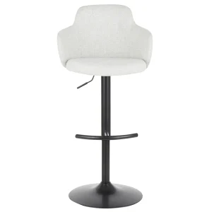 * Bryce Adjustable Barstool, Light Grey Opening Sales Outlet