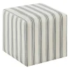 * Cottage Thin Striped Ottoman Promotion Best