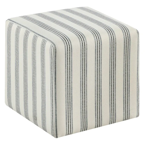 * Cottage Thin Striped Ottoman Promotion Best