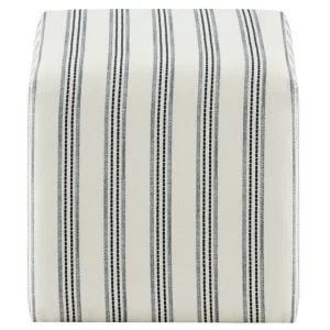 * Cottage Thin Striped Ottoman Promotion Best