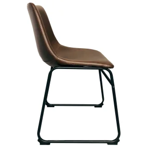 * Drake Espresso Brown Dining Chair, Kd Bargain Sale Discount