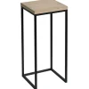 * Fiona Wood Top Plant Stand With Metal Base, Large Discount Online Outlet