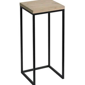 * Fiona Wood Top Plant Stand With Metal Base, Large Discount Online Outlet
