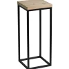 * Fiona Wood Top Plant Stand With Metal Base, Small Outlet Online