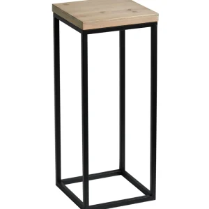 * Fiona Wood Top Plant Stand With Metal Base, Small Outlet Online