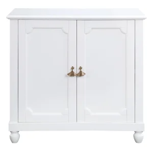 * Grace Mitchell Asbury White 2-Door Cabinet Premium Store