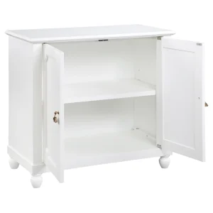 * Grace Mitchell Asbury White 2-Door Cabinet Premium Store