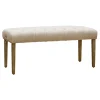 * Grace Mitchell Bailey Tufted Bench With Ring Accents, Kd Discount Hot