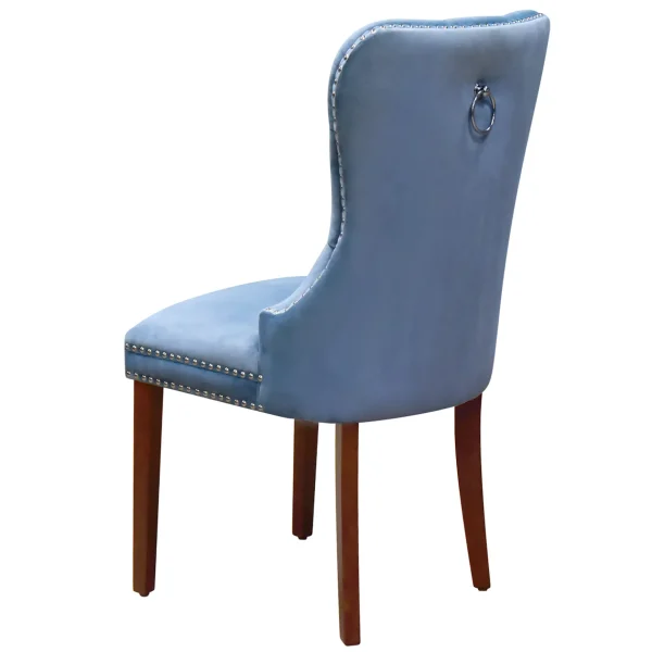 * Grace Mitchell Bobbi Blue Dining Chair, Kd Fashion Flash Sale