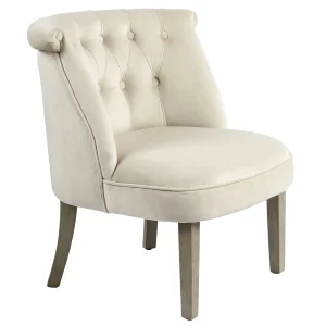 * Grace Mitchell Roxanne Accent Chair, Ivory Promotion Shop