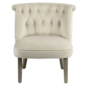 * Grace Mitchell Roxanne Accent Chair, Ivory Promotion Shop