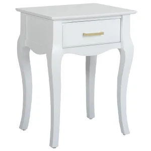 * Grace Mitchell Scarlett White End Table Good Quality Shop