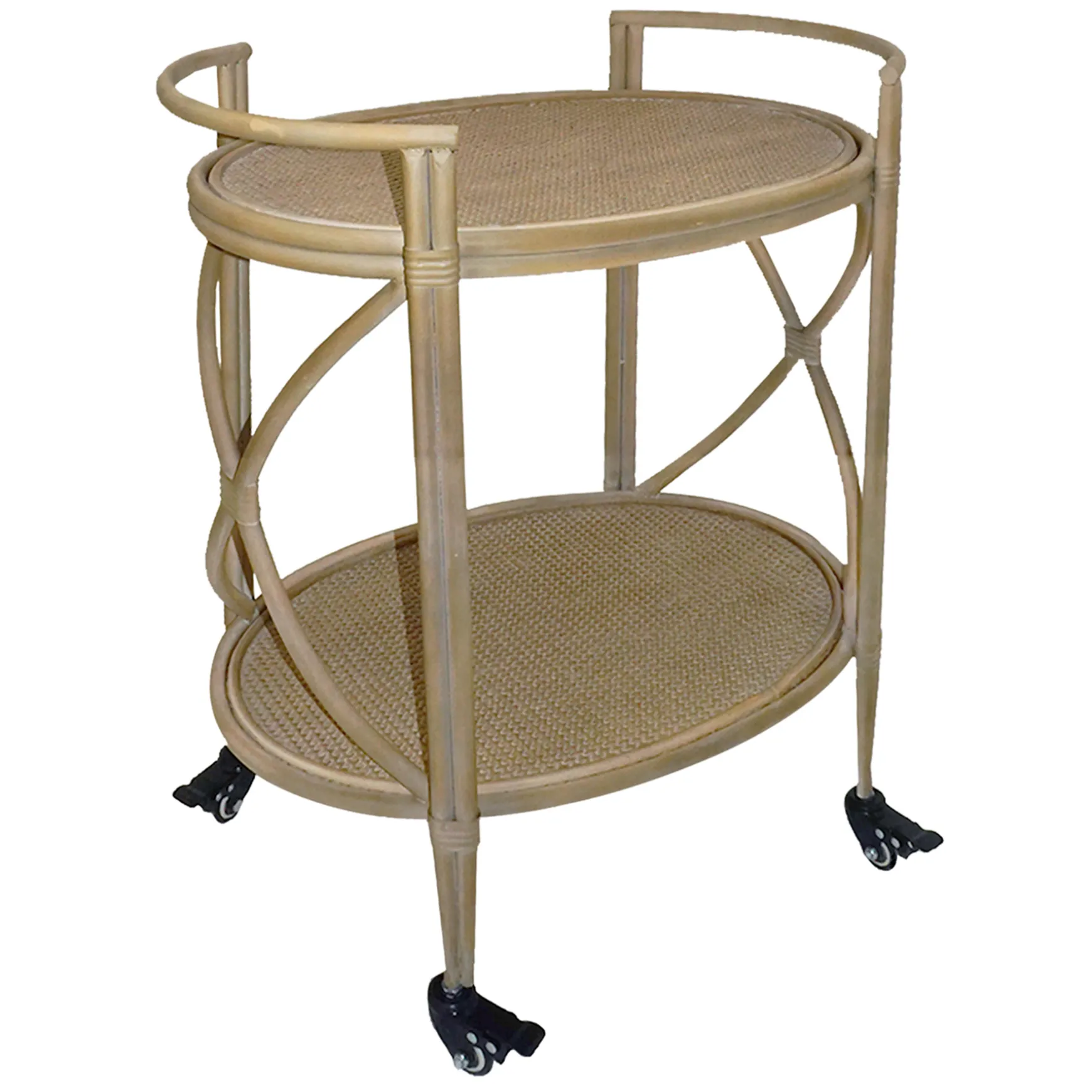 grace_mitchell_tier_rattan_shelf_bar_cart_with_metal_frame_outlet_0.webp * Grace Mitchell 2-Tier Rattan Shelf Bar Cart With Metal Frame Outlet Store