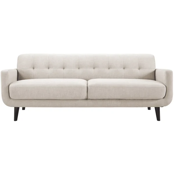 * Hadley Tufted Back Sofa, Taupe Opening Sales New