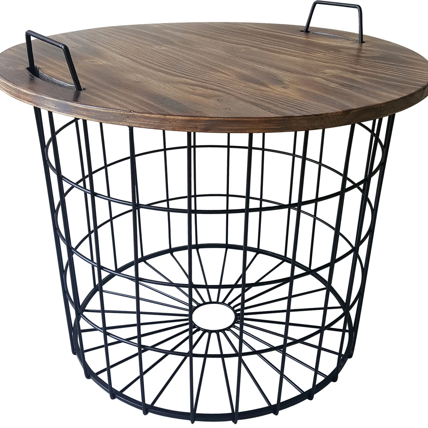 honeybloom_round_wire_basket_table_with_removable_wood_top_discount_0.webp * Honeybloom Round Wire Basket Table With Removable Wood Top Discount Best Sale