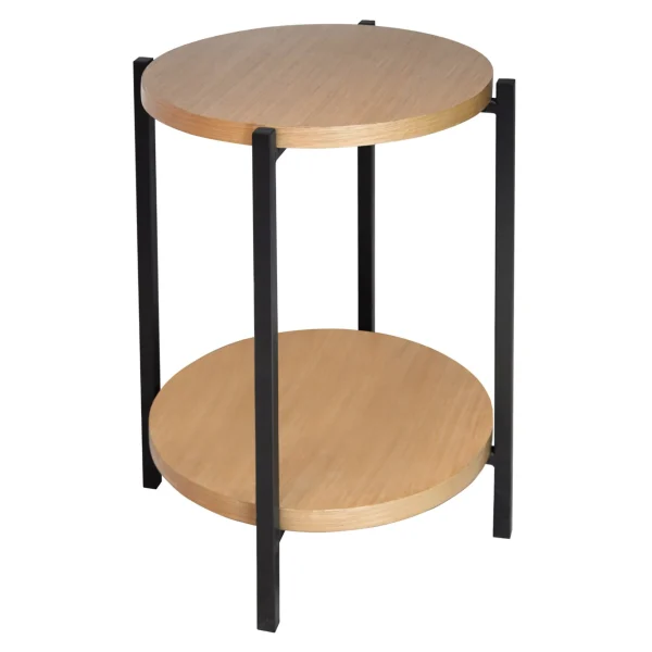 * Honeybloom Sienna Wood & Metal Accent Table Clearance Flash Sale