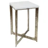 * Judd Grey Accent Table With Marble Top Exquisite Gifts Fashion