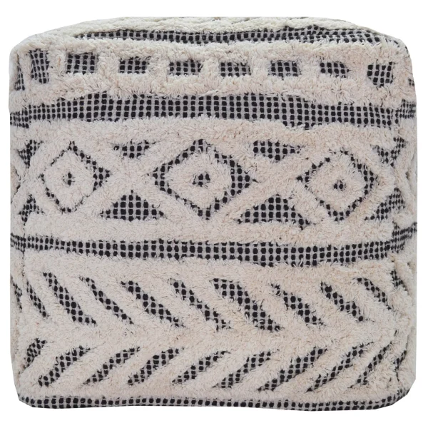 * Kai Diamond Tufted Pouf, 16 Outlet Discount