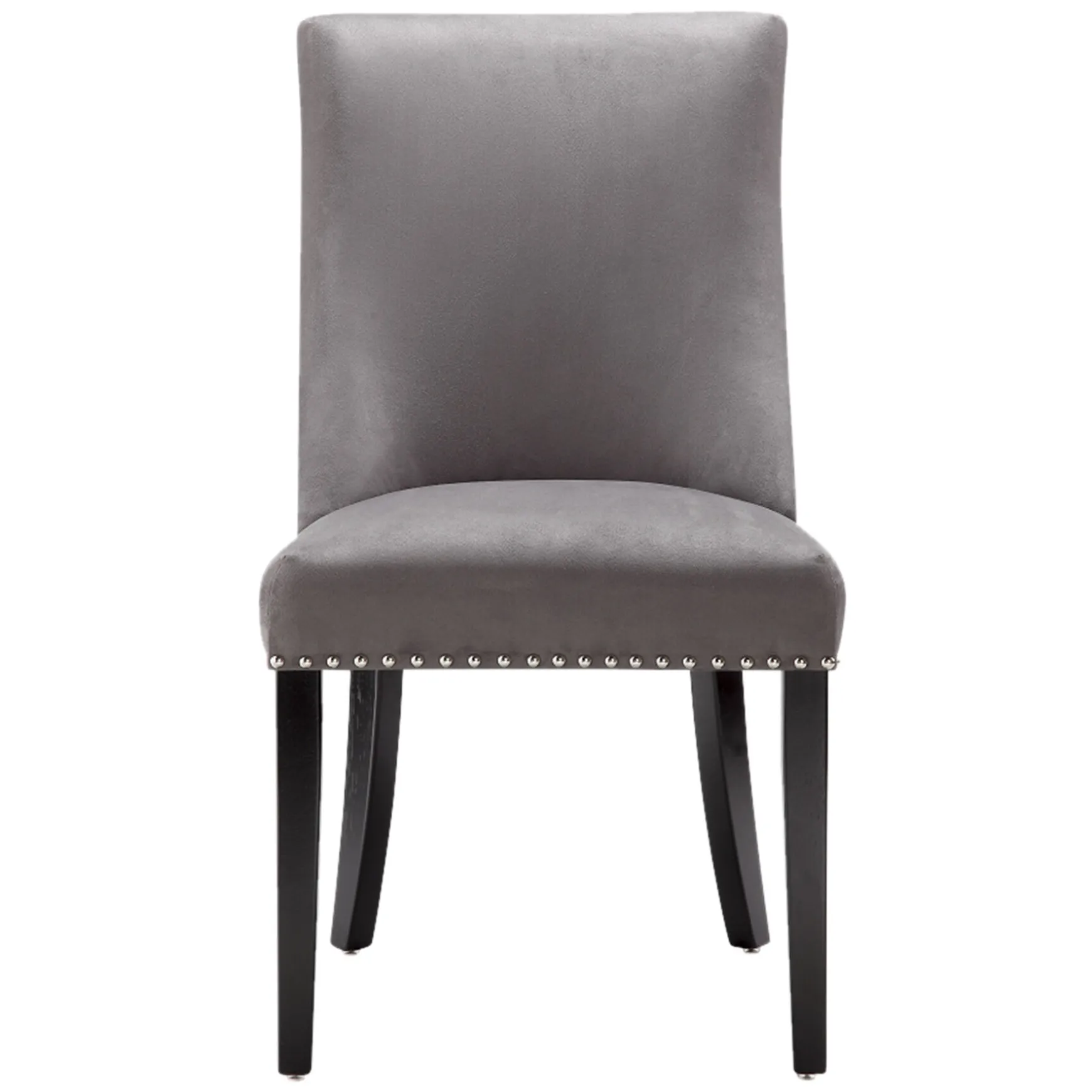 * Kane Upholstered Ring Back Dining Chair With Nailhead Trim Good Quality Sale