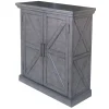 * Kelly 2 Door Barn Door Cabinet Gift Selection Best