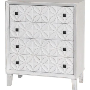 * Laci White 4 Drawer Cabinet Fashion Fashion