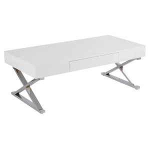 * Laila Ali Astrid White Coffee Table Cheaper Clearance