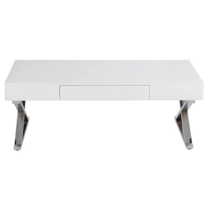 * Laila Ali Astrid White Coffee Table Cheaper Clearance