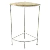 * Metal Corner Plant Stand With Wood Top Grey, Medium Cheaper New
