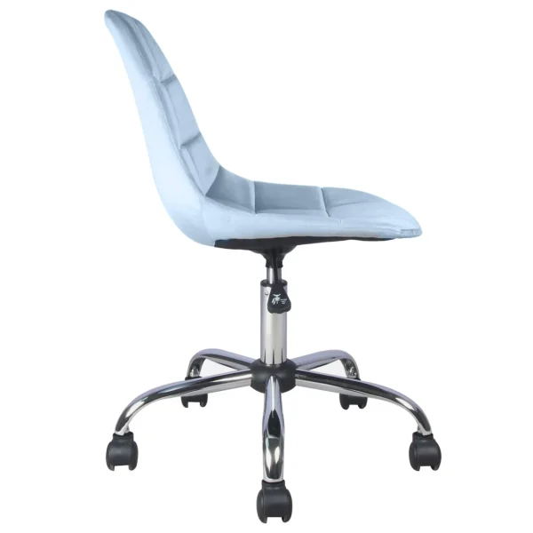 * Olivia Blue Velvet Office Chair Exquisite Gifts Best