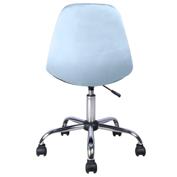 * Olivia Blue Velvet Office Chair Exquisite Gifts Best