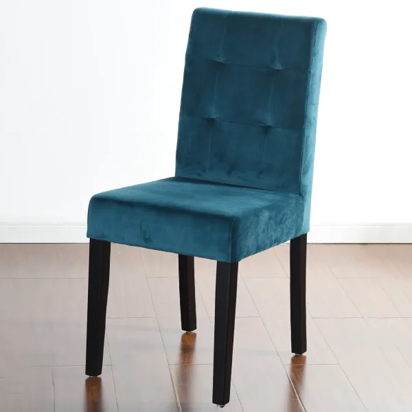 * 2-Pack Madden Teal Velvet Dining Chair, Kd Good Quality Fashion