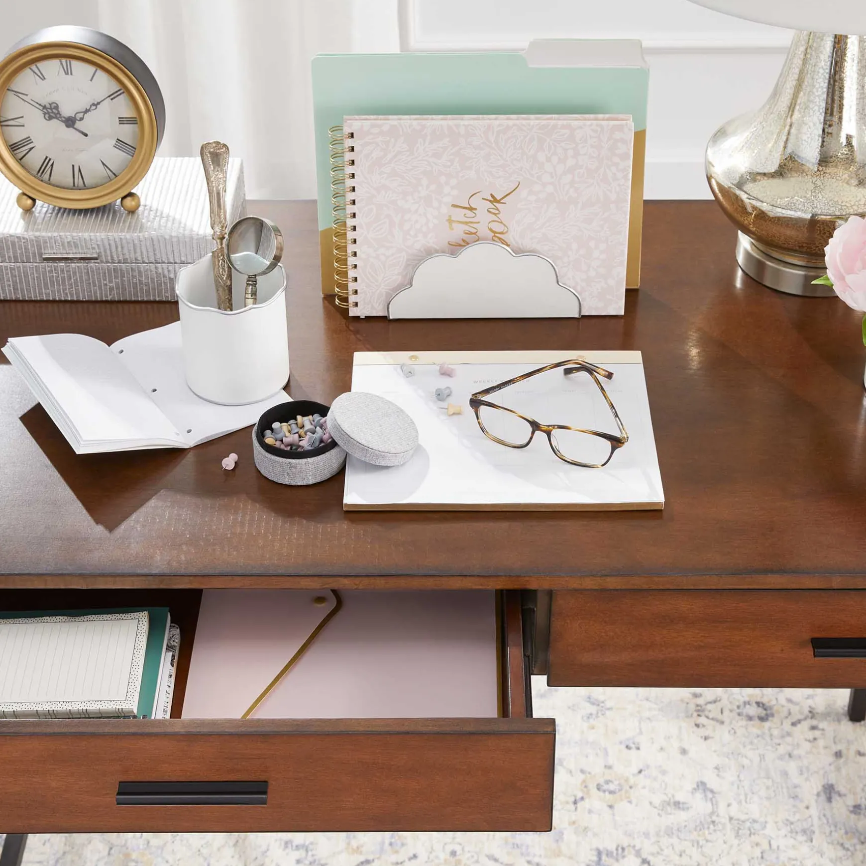 parkview_metal__wood_writing_desk_with_storage__less_expensive_1.webp * Parkview Metal & Wood Writing Desk With Storage, 48 Less Expensive Flash Sale