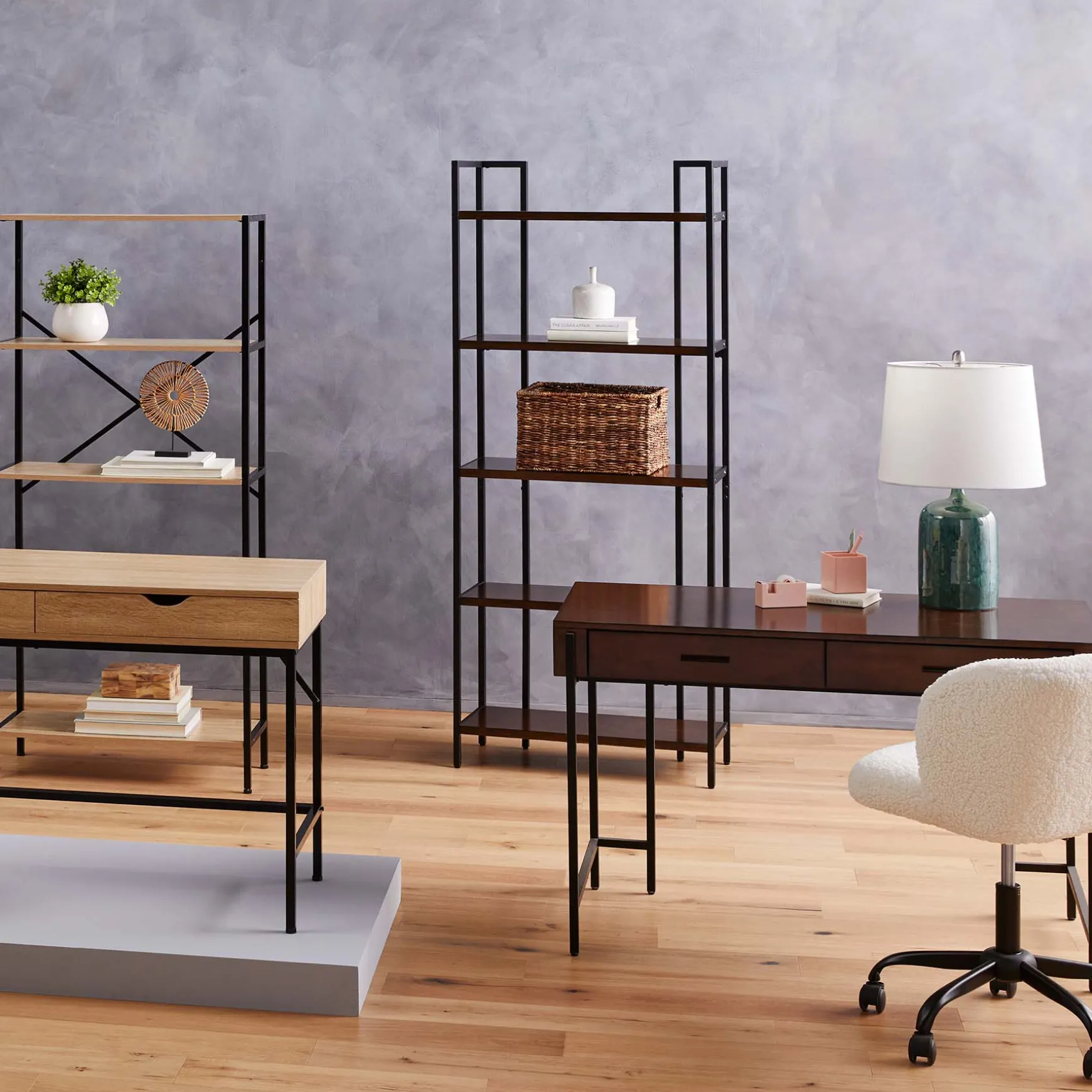 parkview_metal__wood_writing_desk_with_storage__less_expensive_3.webp * Parkview Metal & Wood Writing Desk With Storage, 48 Less Expensive Flash Sale