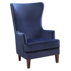 * Providence Kori Accent Chair, Navy Less Expensive Best Sale