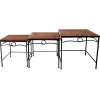 * Rectangle Wood Top With Metal Leg Table, Large Featured Sale