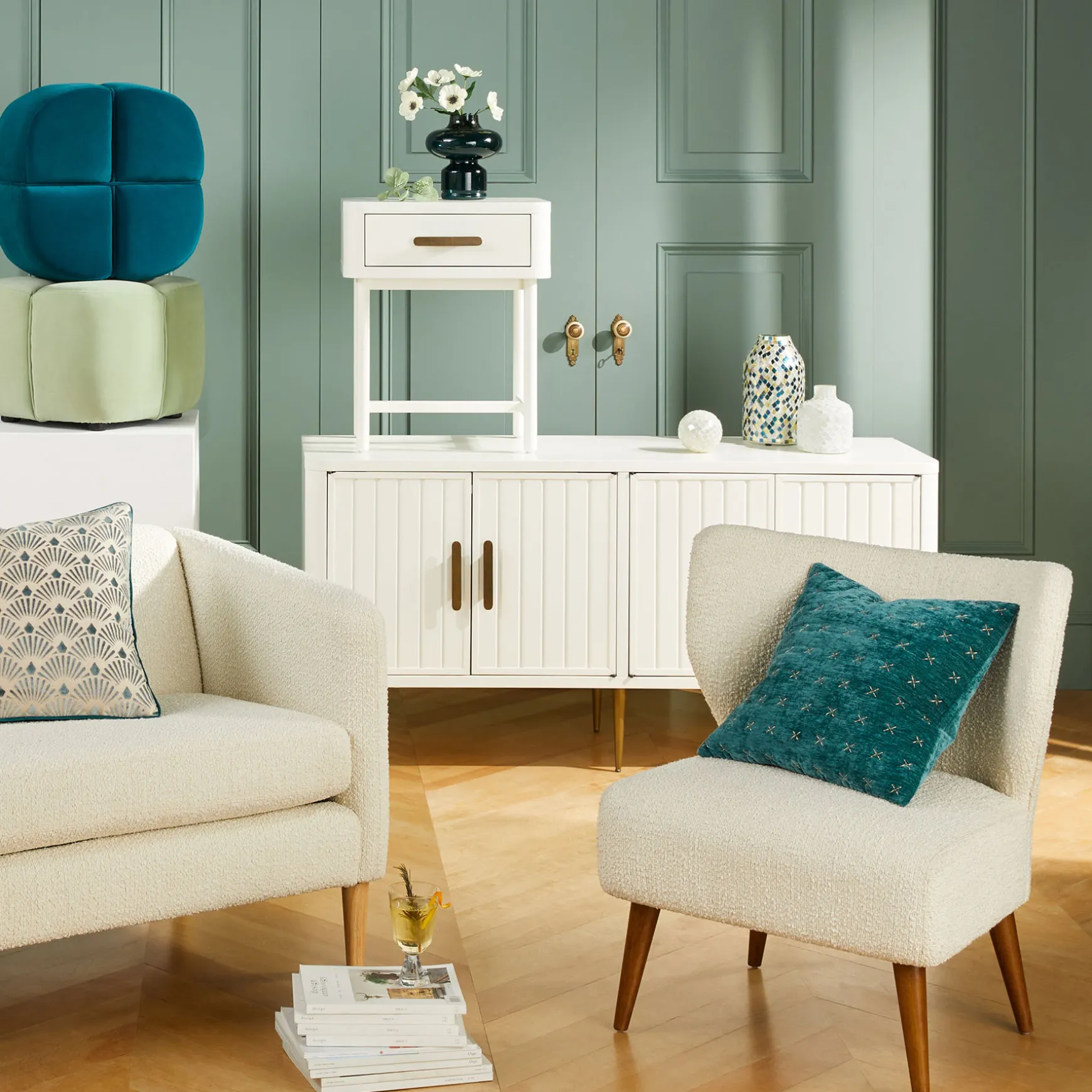 * Round Mango Wood Coffee Table With Metal Hairpin Legs Cheaper Cheap