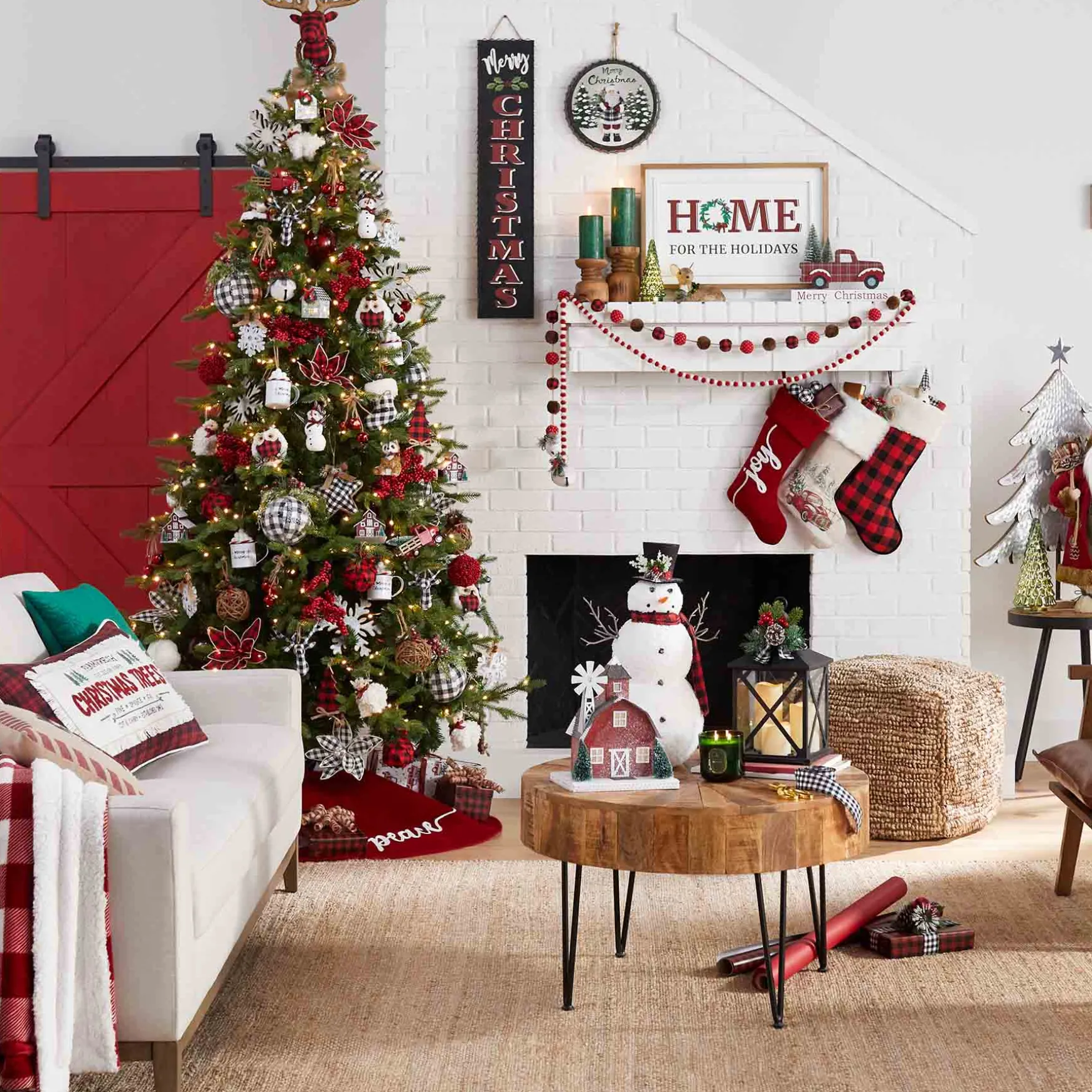 * Round Mango Wood Coffee Table With Metal Hairpin Legs Cheaper Cheap