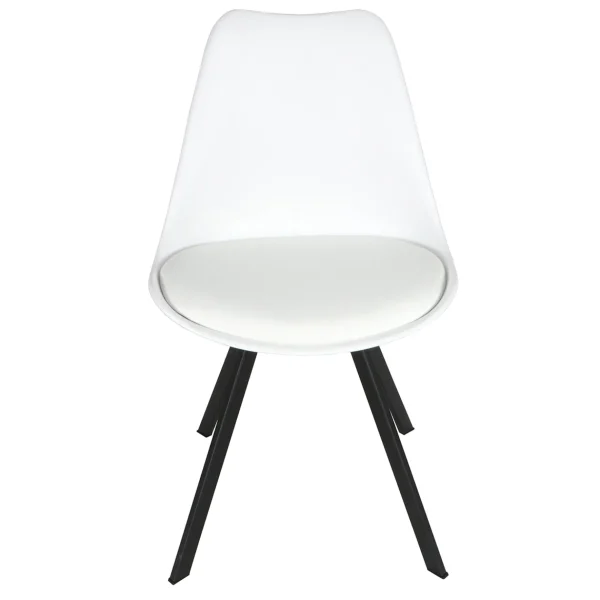 * Sally Dining Chair, White Cheaper Discount